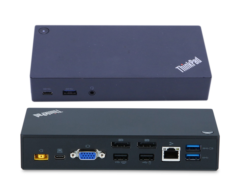 Lenovo ThinkPad USB-C Dock 40A9 Dockingstation mit Netzteil - VGA DP LAN USB 3.0