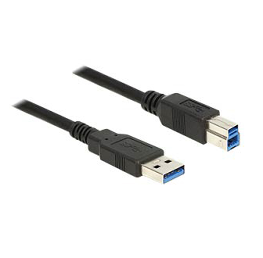 Datenkabel USB 3.0 - Typ-A Stecker zu USB Typ-B Stecker diverse Farben 1,8 Meter